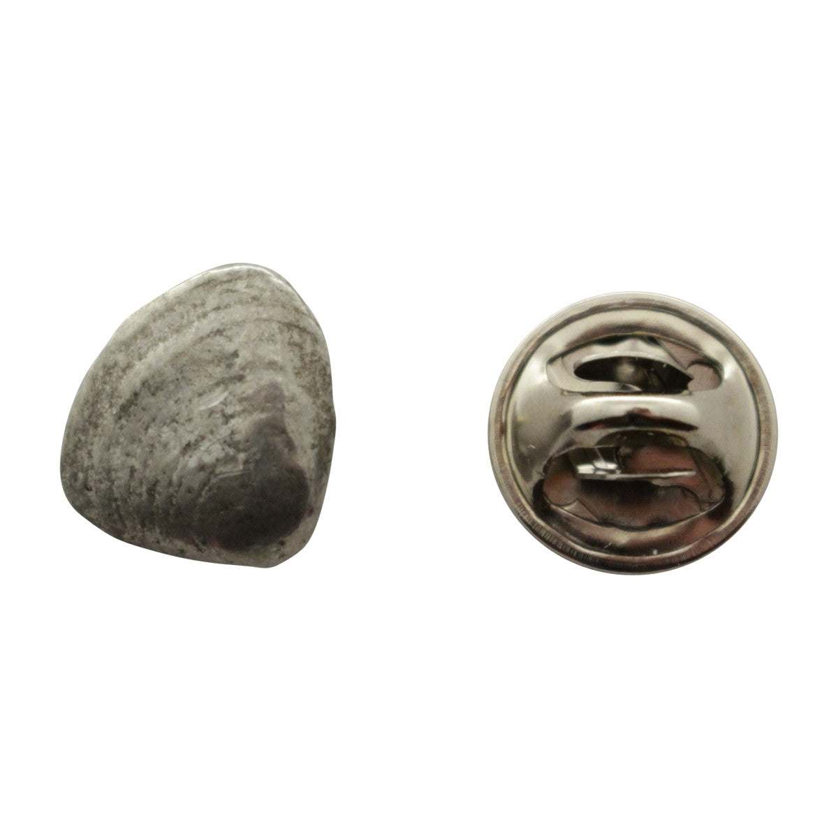 Clam Mini Pin ~ Antiqued Pewter ~ Miniature Lapel Pin ~ Antiqued Pewter Miniature Lapel Pin ~ Sarah's Treats & Treasures